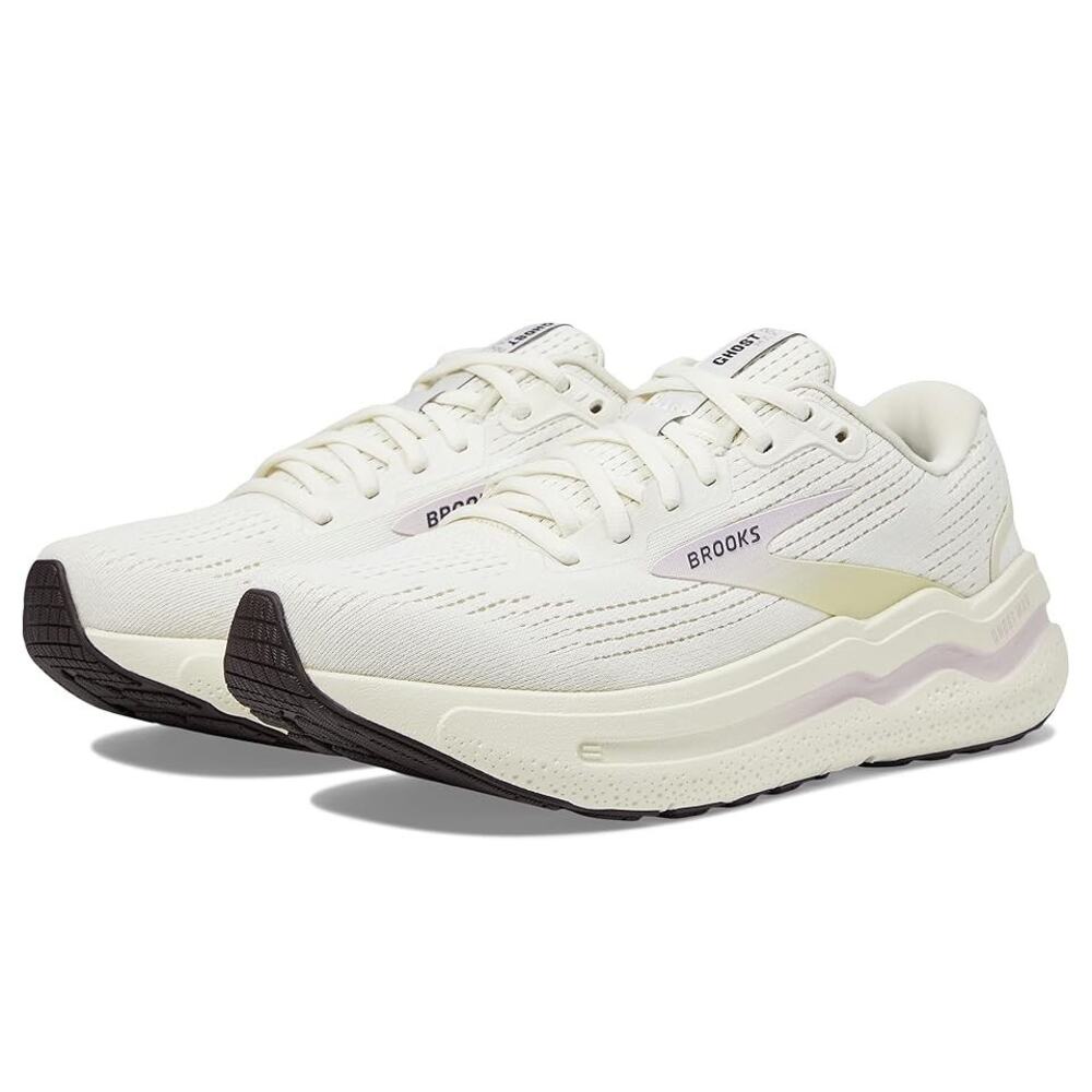 Brooks Womens Ghost Max 2 Running Sneakers US 12 M White Athletic EUC